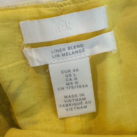 H&M Linen Blend Floral Sundress - Size Large ☀️ - Picture 5 of 7